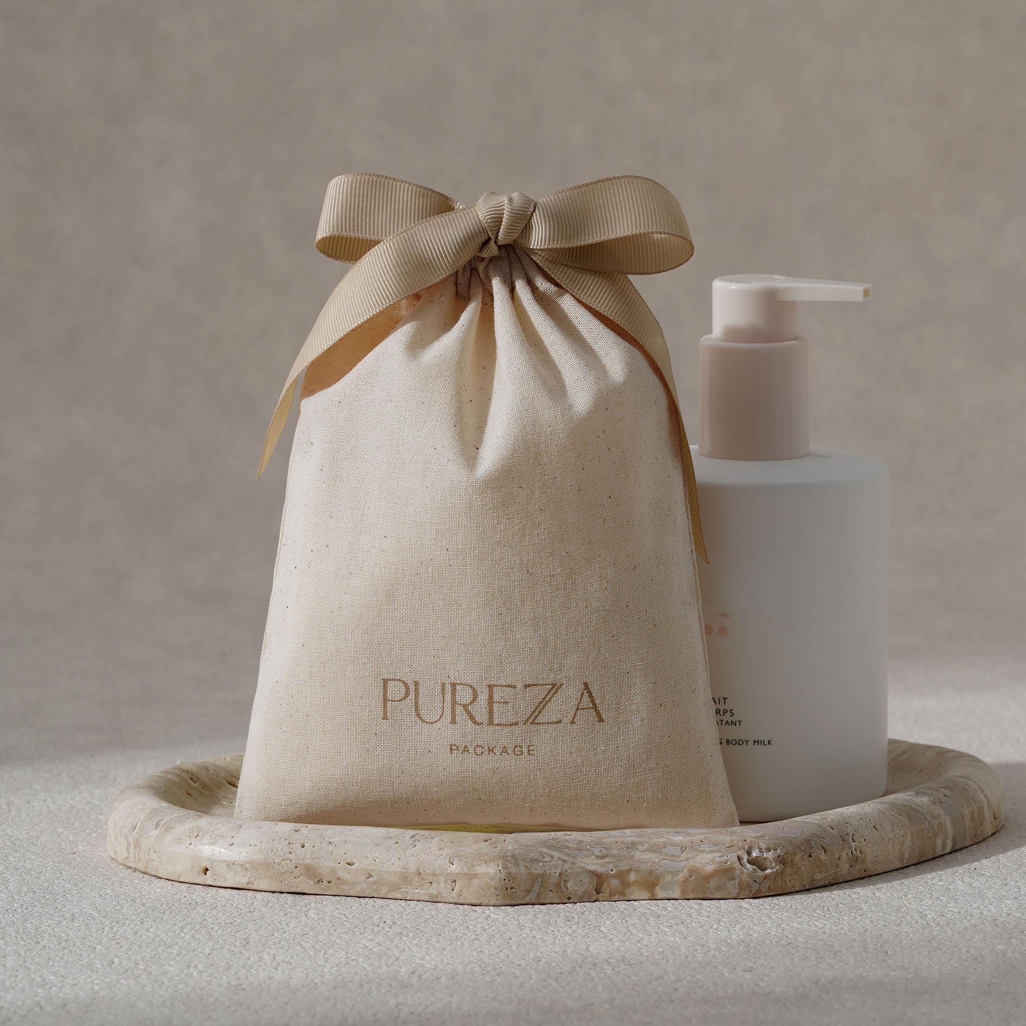 ถุงผ้าฝ้ายธรรมชาติแบบปรับแต่งไ - Luxury Skincare Gifts บทวิจารณ์และราคา