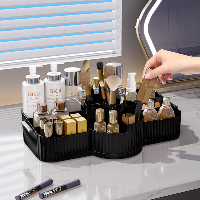 ใหม่ 360 °   ที่เก็บแปรงแต่งหน - Luxury Skincare Samples บทวิจารณ์และราคา