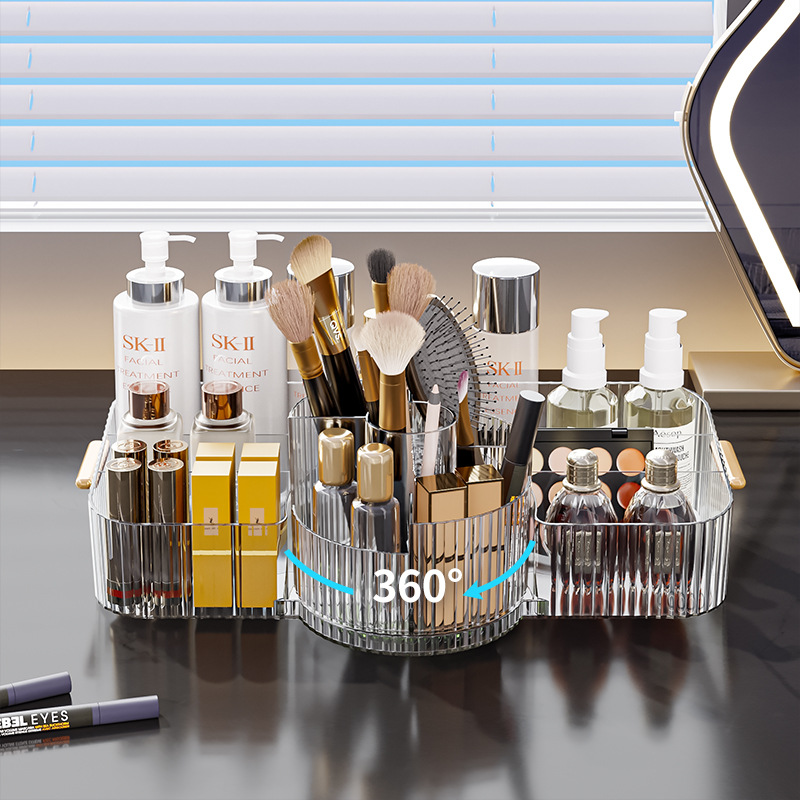 ใหม่ 360 °   ที่เก็บแปรงแต่งหน - Luxury Skincare Samples บทวิจารณ์และราคา